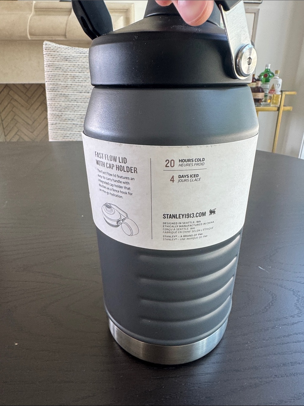 Stanley Matte Charcoal Fast Flow Jug - Picture 2 of 6